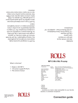 Rolls MP13 User manual