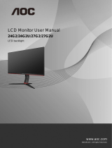 AOC LCD Monitor 24G2/27G2 User manual