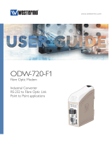 Westermo ODW-720-F1 User guide