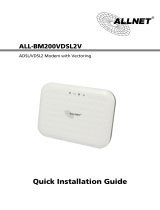 Allnet ALL-BM200VDSL2V Quick start guide