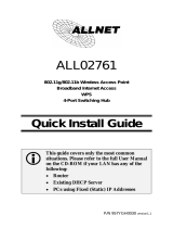 Allnet ALL02761 Quick start guide