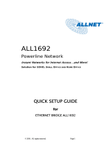 Allnet ALL1692 Quick start guide
