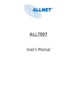 Allnet ALL7007 Owner's manual