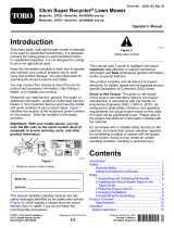 Toro 53cm Super Recycler Lawn Mower User manual