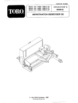 Toro Aerothatch 83 User manual