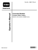 Toro Concrete Breaker, Compact Utility Loaders User manual