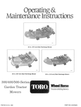 Toro 36" Rear Discharge Mower User manual