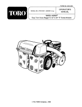 Toro Easy Twin 42"/48" Vacuum Bagger User manual