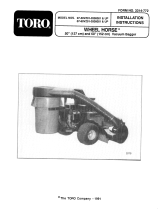 Toro 50" Vacuum Bagger User manual
