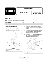 Toro Pivot Bracket Kit, Out-Front Z Installation guide