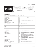 Toro Kawasaki BBC Conversion Kit Installation guide