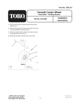 Toro Smooth Caster Wheel Kit, TimeCutter Z Riding Mowers Installation guide