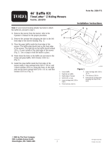 Toro 44" Blowout Baffle Kit, TimeCutter Riding Mowers Installation guide