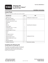 Toro Striping Kit, 500 Series Z Master Installation guide