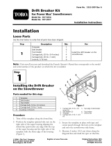Toro 28in Drift Breaker Kit, Power Max Snowthrowers Installation guide