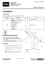 Toro Light Kit, GrandStand Mower Installation guide