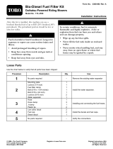 Toro Bio-Diesel Kit, Daihatsu-Powered Z Master Riding Mower Installation guide