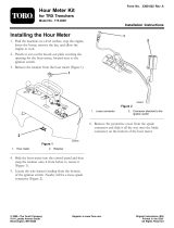 Toro Hour Meter Kit, TRX Trencher Installation guide