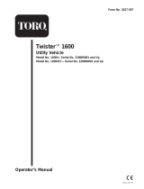Toro Twister 1600 Utility Vehicle User manual