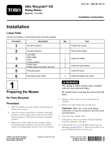 Toro 54in Recycler Kit, Riding Mower User manual