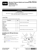 Toro Elevator Pressure Relief and Console Wire Harness Protection Kit, 2024 Directional Drill Installation guide
