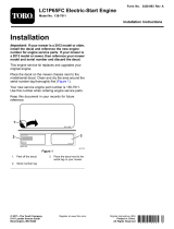 Toro LC1P65FC Electric-Start Engine Installation guide