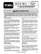 Toro Side Discharge Mower User manual