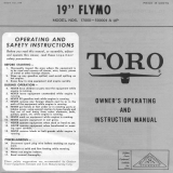 Toro 19" Flymo User manual