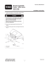 Toro Brush Guard Kit, Twister Utility Vehicle Installation guide