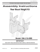 Toro Rear-Mount Weight Kit Installation guide
