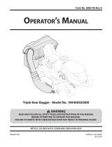 Toro 50in/54in Triple Bagger User manual