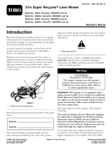 Toro Super Recycler Lawn Mower User manual