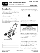 Toro Super Recycler Lawn Mower User manual