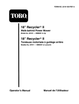 Toro 18in Recycler II User manual