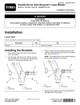 Toro 22in Recycler Lawn Mower Installation guide