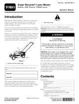 Toro Super Recycler Lawn Mower User manual