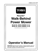 Toro Lawnmower User manual