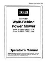 Toro Lawnmower User manual