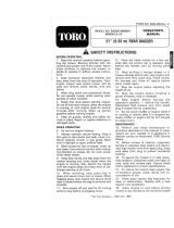 Toro Lawnmower User manual