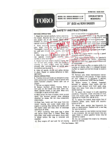 Toro Lawnmower User manual