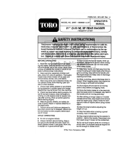 Toro Lawnmower User manual