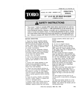 Toro Lawnmower User manual