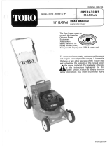 Toro Lawnmower User manual