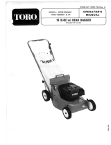 Toro Lawnmower User manual