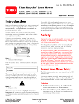 Toro 53cm Super Recycler Lawnmower User manual