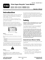 Toro 53cm Super Recycler Lawn Mower User manual