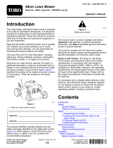 Toro 46cm Lawn Mower User manual