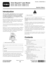 Toro 53cm Recycler Lawn Mower User manual