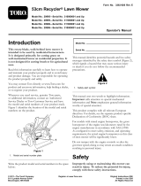 Toro 53cm Recycler Lawn Mower User manual