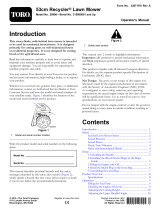Toro 53cm Recycler Lawn Mower Owner's manual